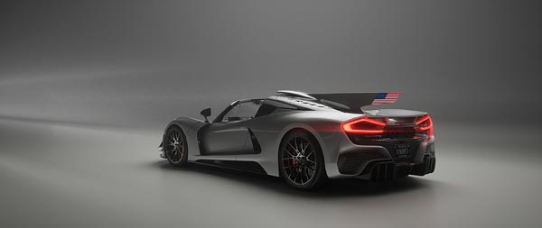 2025 Hennessey Venom F5-M Roadster super ultrawide wallpaper thumbnail.