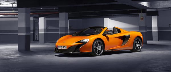 2015 McLaren 650S Spider super ultrawide wallpaper thumbnail.