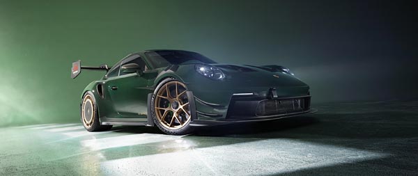 2025 Porsche 911 GT3 RS with Manthey Kit super ultrawide wallpaper thumbnail.