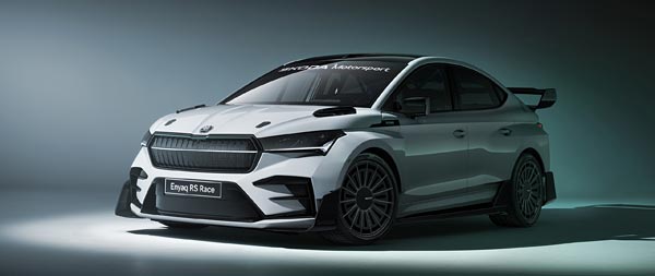 2024 Skoda Enyaq RS Race Concept super ultrawide wallpaper thumbnail.