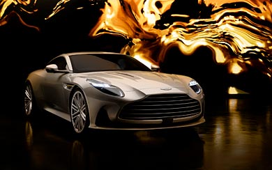 2025 Aston Martin DB12 Goldfinger Edition wallpaper thumbnail.