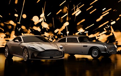 2025 Aston Martin DB12 Goldfinger Edition wallpaper thumbnail.