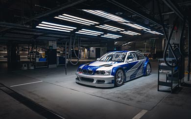 2005 BMW M3 GTR Need For Speed wallpaper thumbnail.