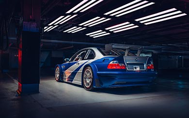 2005 BMW M3 GTR Need For Speed wallpaper thumbnail.