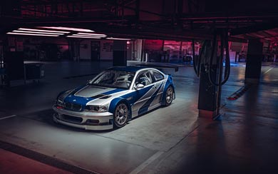 2005 BMW M3 GTR Need For Speed wallpaper thumbnail.