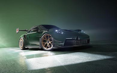 2025 Porsche 911 GT3 RS with Manthey Kit wallpaper thumbnail.