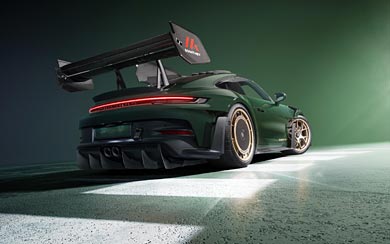 2025 Porsche 911 GT3 RS with Manthey Kit wallpaper thumbnail.