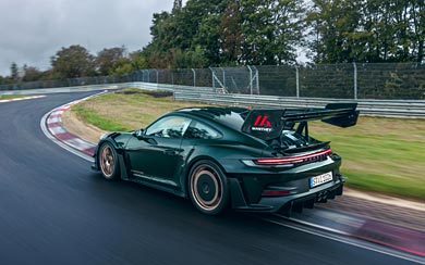 2025 Porsche 911 GT3 RS with Manthey Kit wallpaper thumbnail.