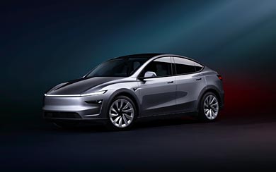 2025 Tesla Model Y wallpaper thumbnail.