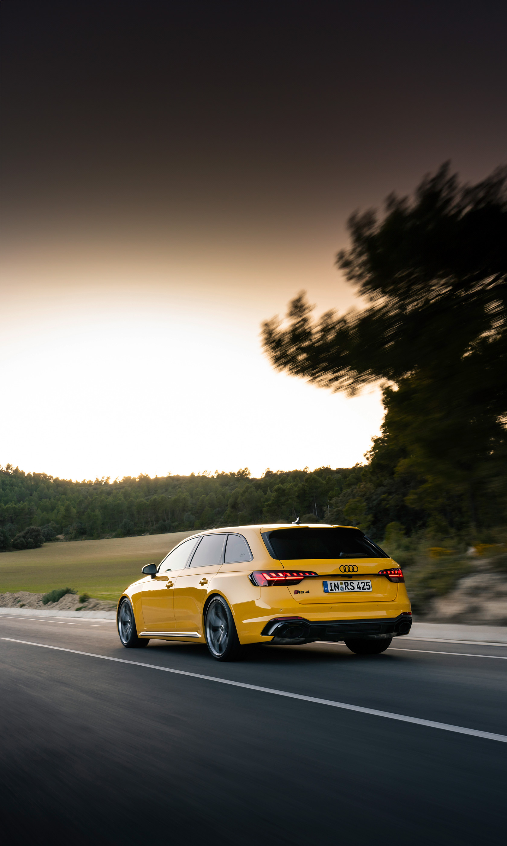  2024 Audi RS4 Avant 25 Years Edition Wallpaper.