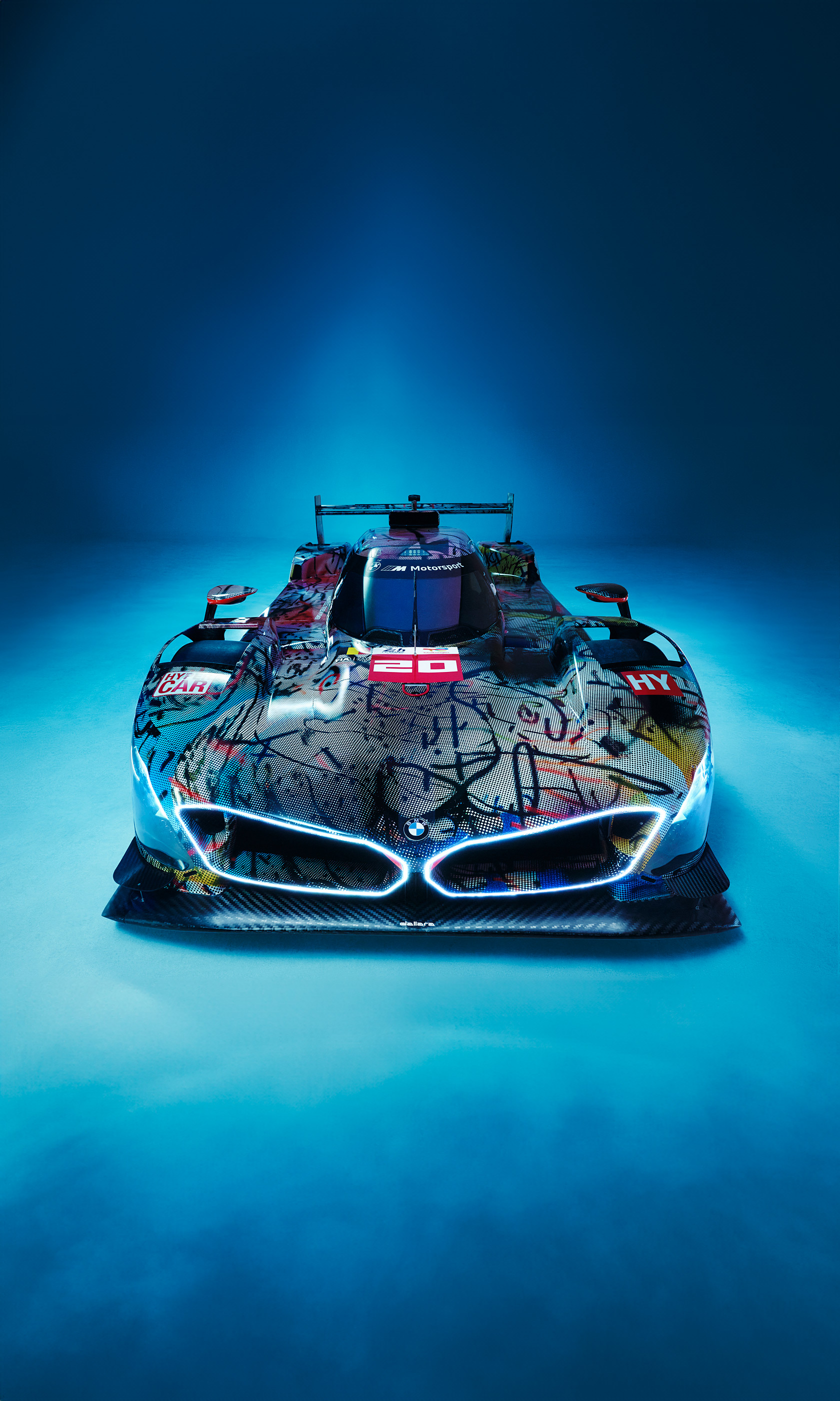  2024 BMW M Hybrid V8 Art Car Wallpaper.