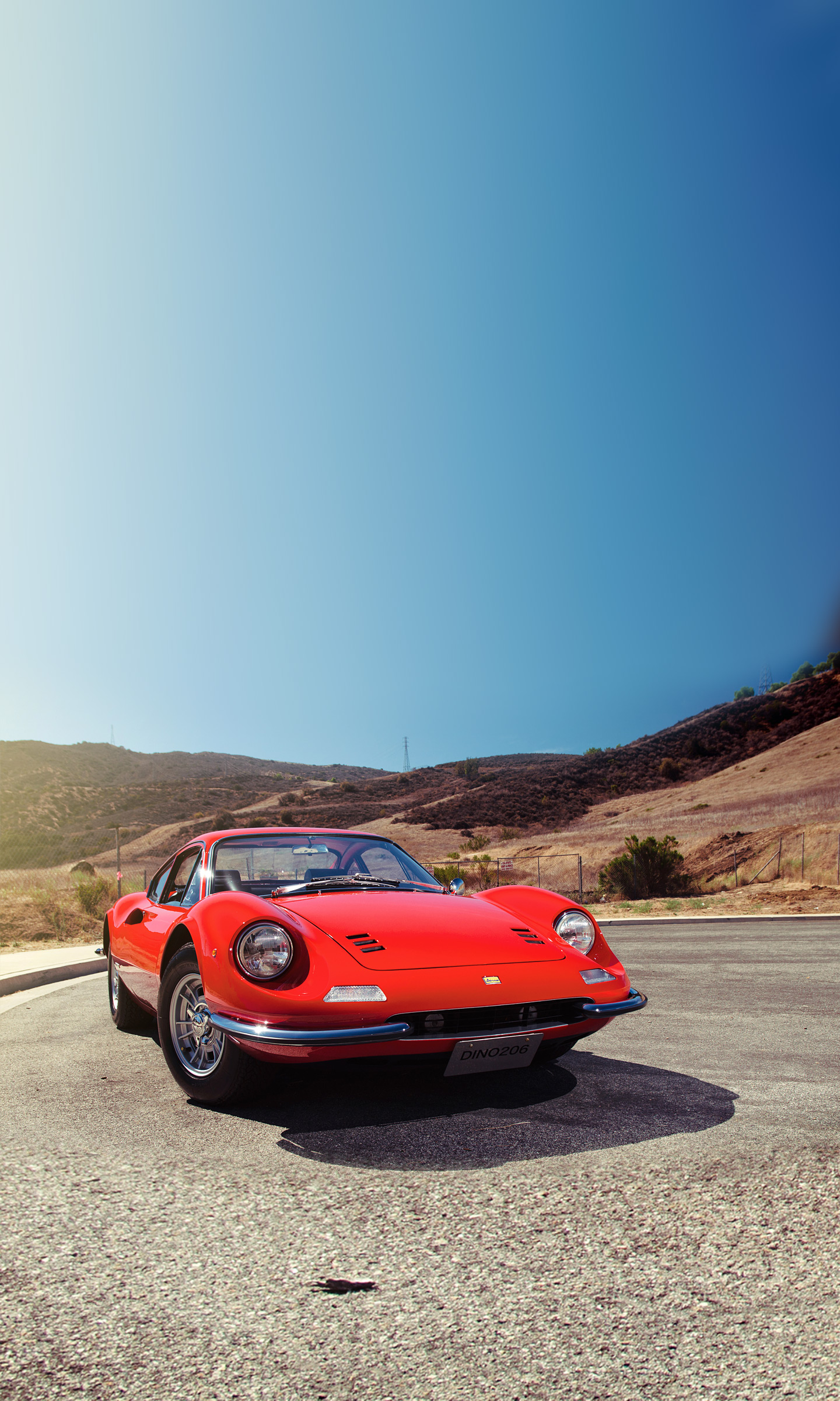  1966 Ferrari Dino 206 GT Wallpaper.