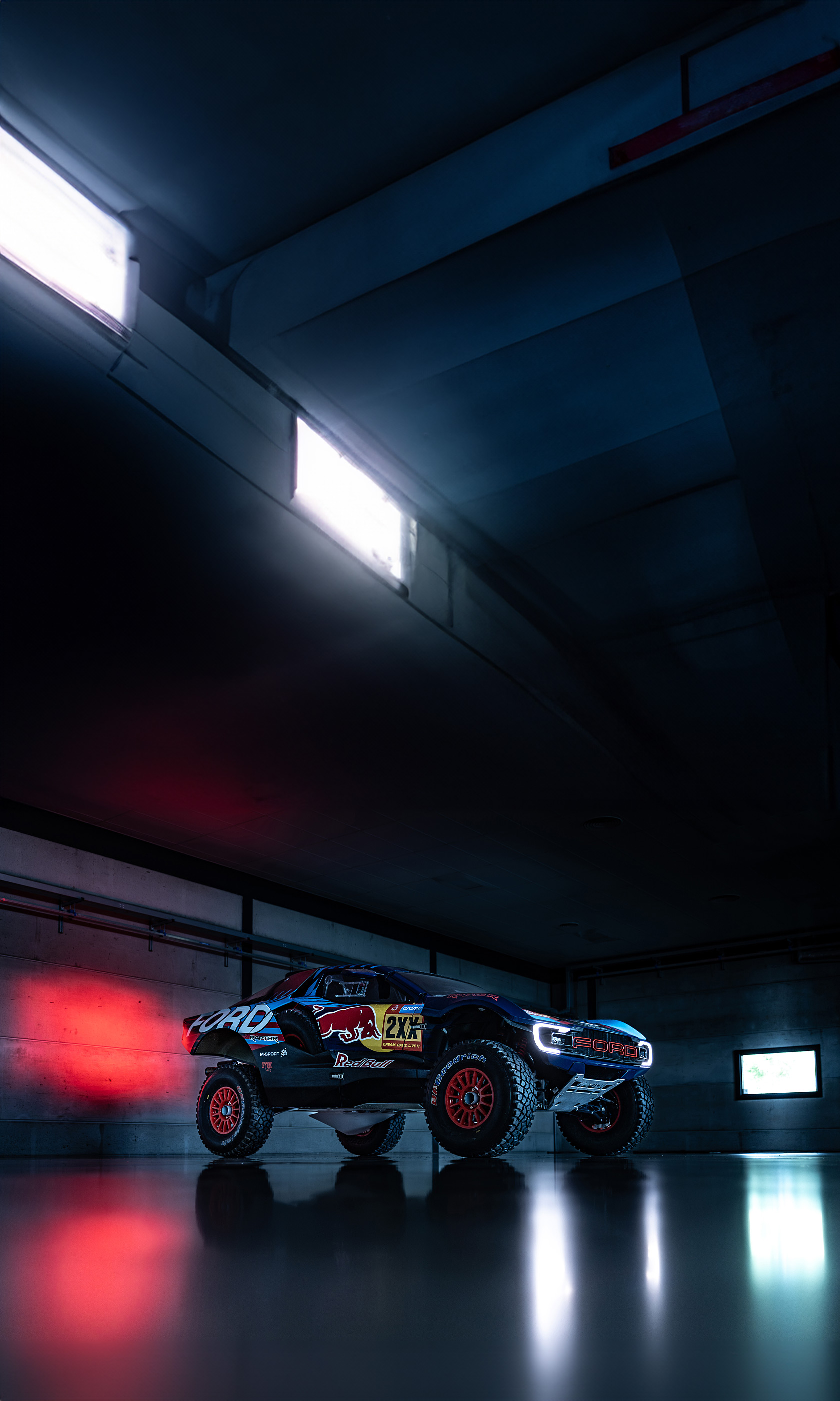  2025 Ford Raptor T1 Dakar Rally Wallpaper.