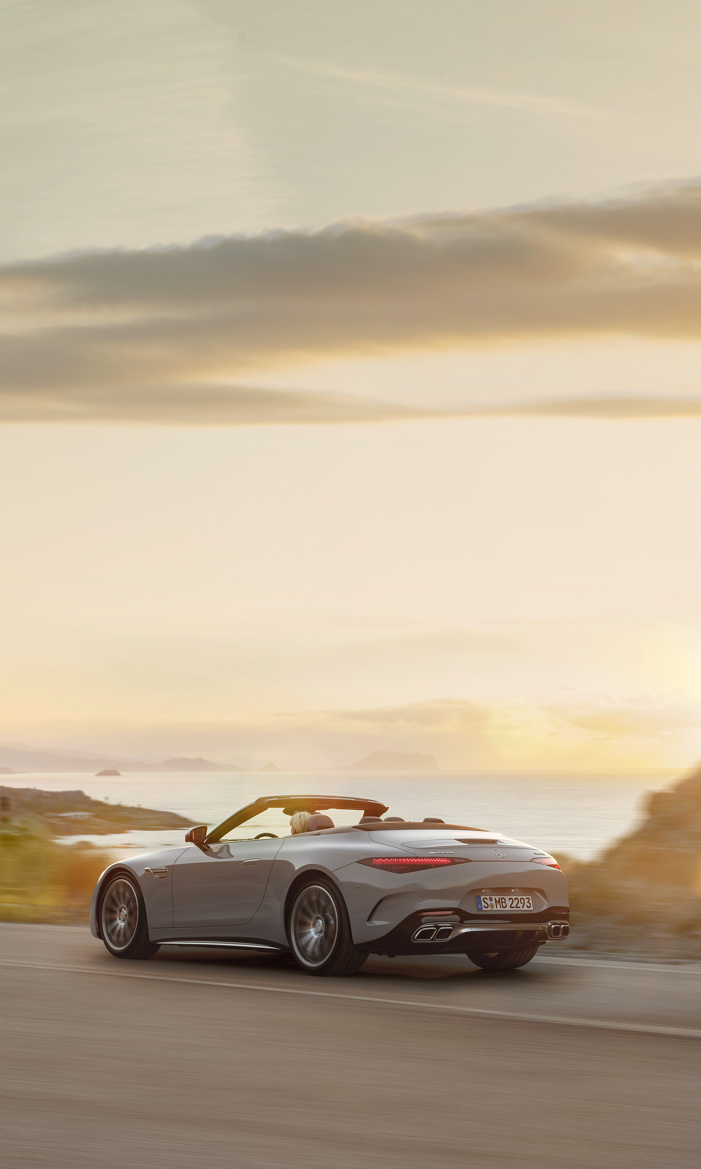  2022 Mercedes-AMG SL55 Wallpaper.