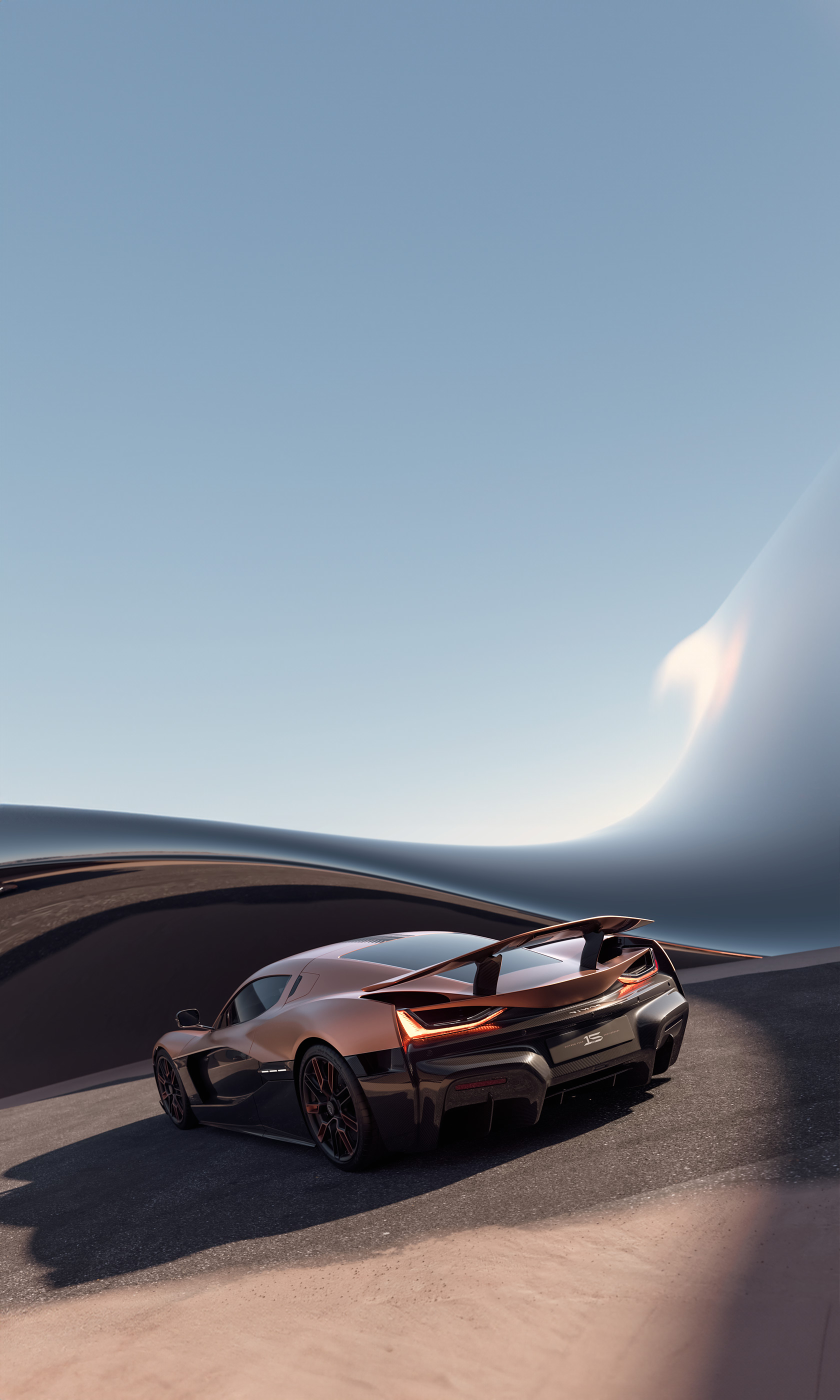  2024 Rimac Nevera 15th Anniversary Wallpaper.