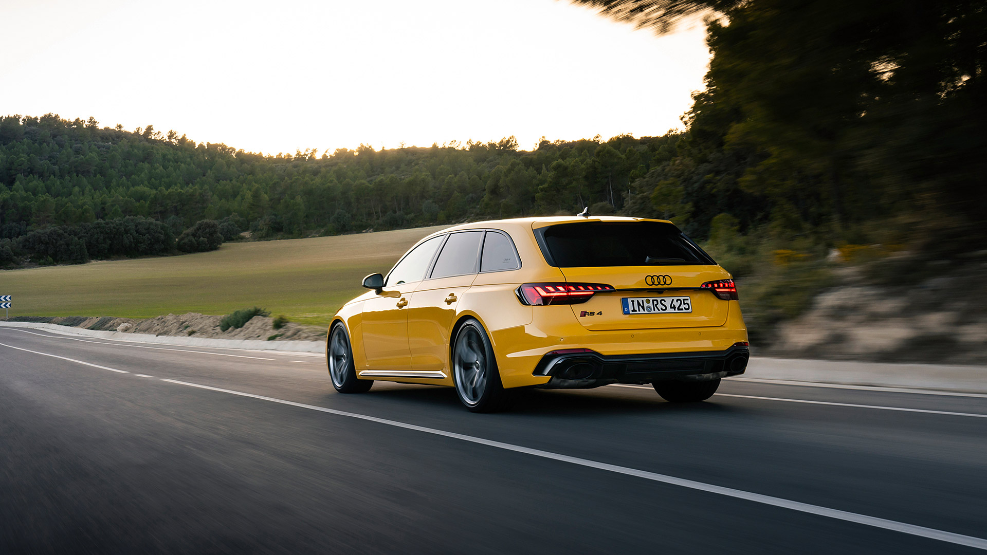  2024 Audi RS4 Avant 25 Years Edition Wallpaper.