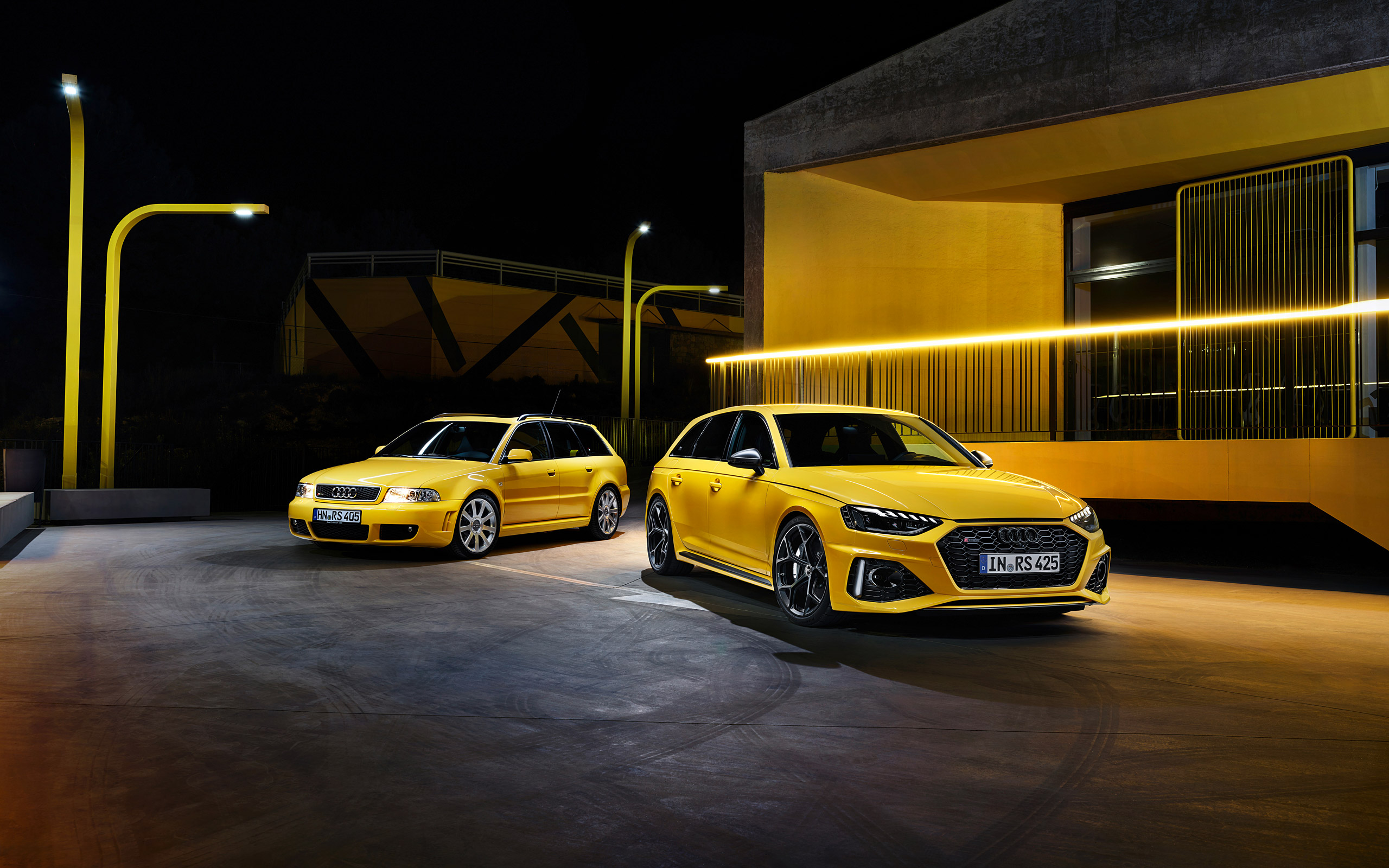  2024 Audi RS4 Avant 25 Years Edition Wallpaper.