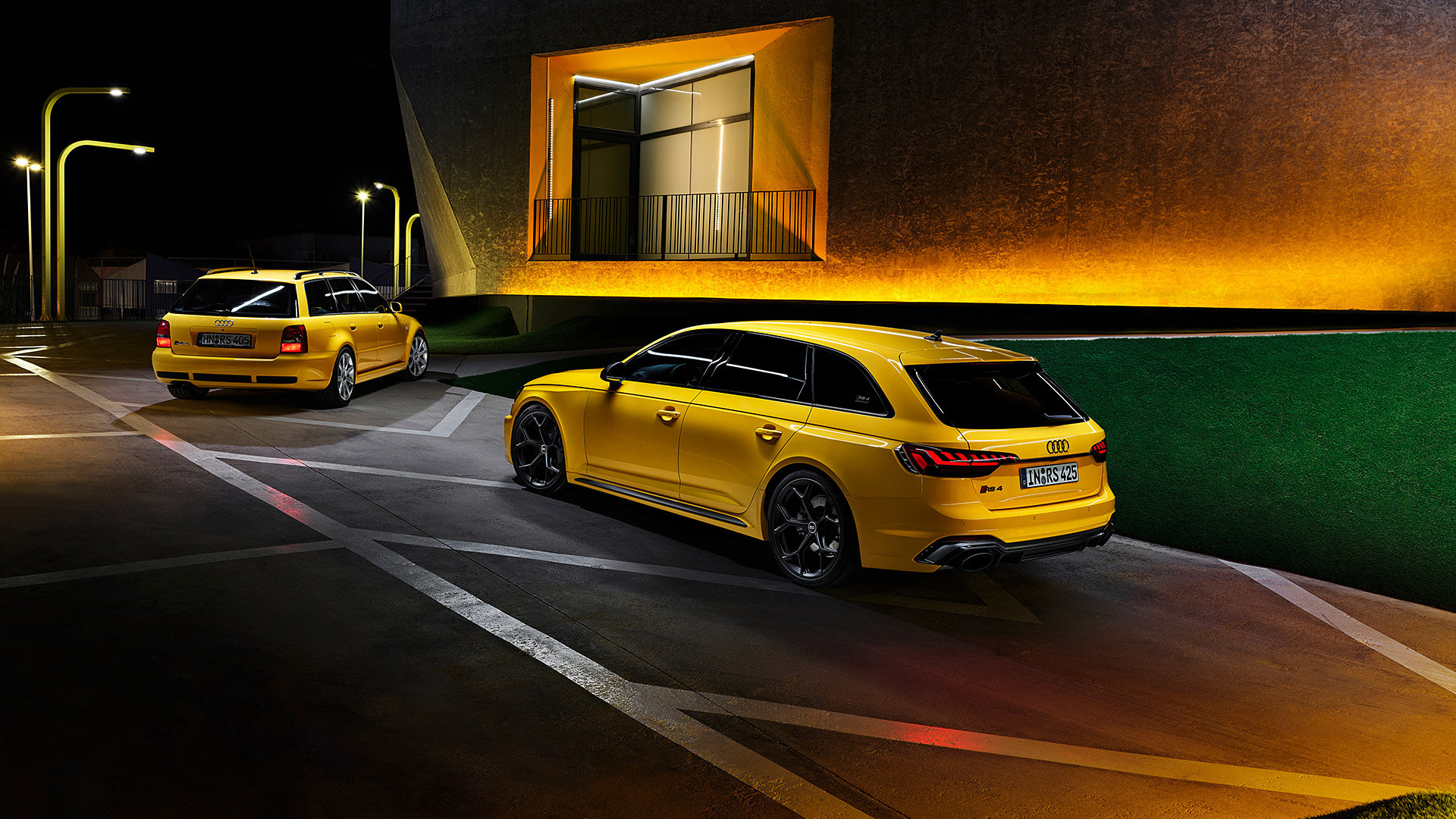  2024 Audi RS4 Avant 25 Years Edition Wallpaper.