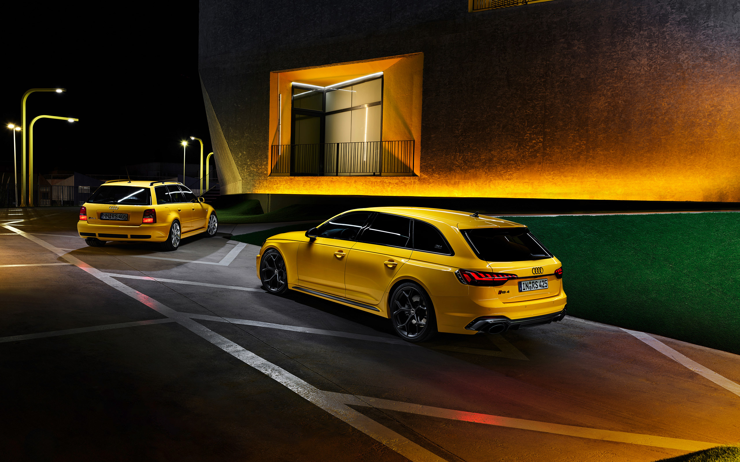  2024 Audi RS4 Avant 25 Years Edition Wallpaper.