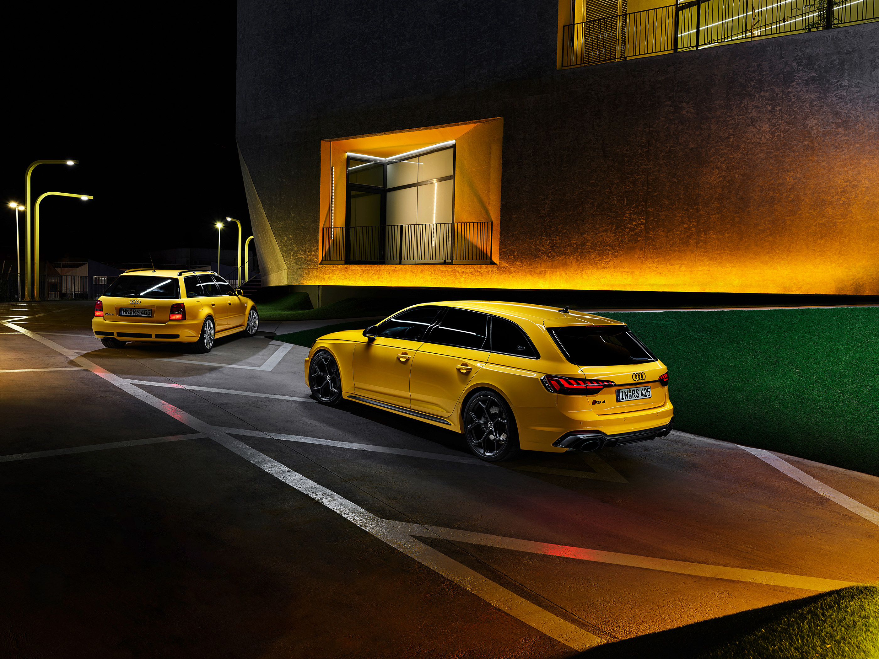  2024 Audi RS4 Avant 25 Years Edition Wallpaper.