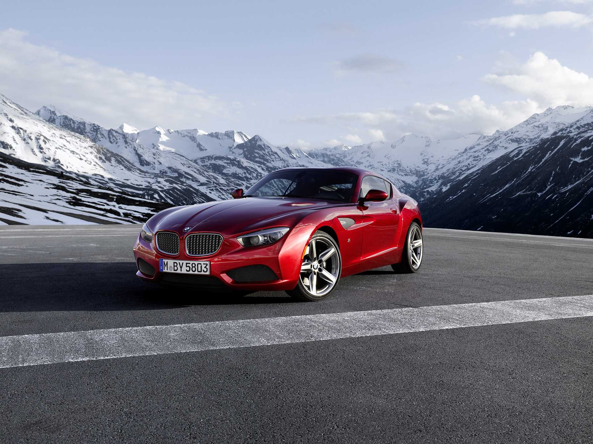  2012 BMW Zagato Coupe Concept Wallpaper.