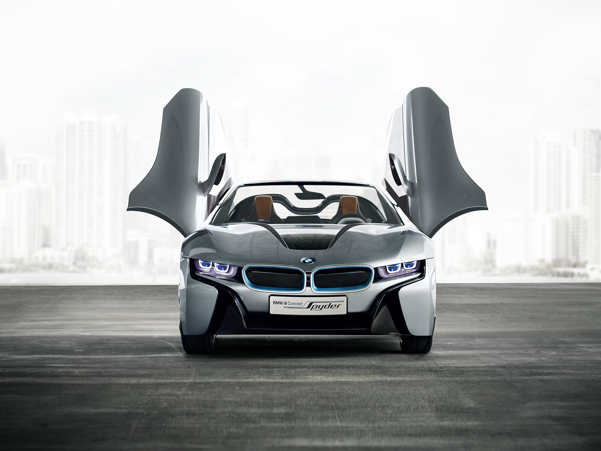  2013 BMW i8 Spyder Concept Wallpaper.