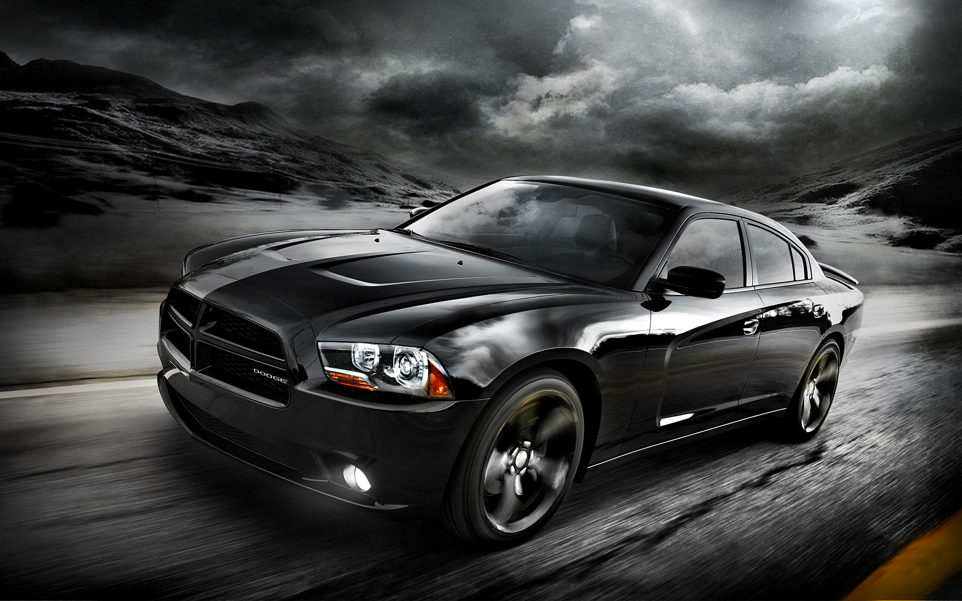  2012 Dodge Charger Blacktop Wallpaper.