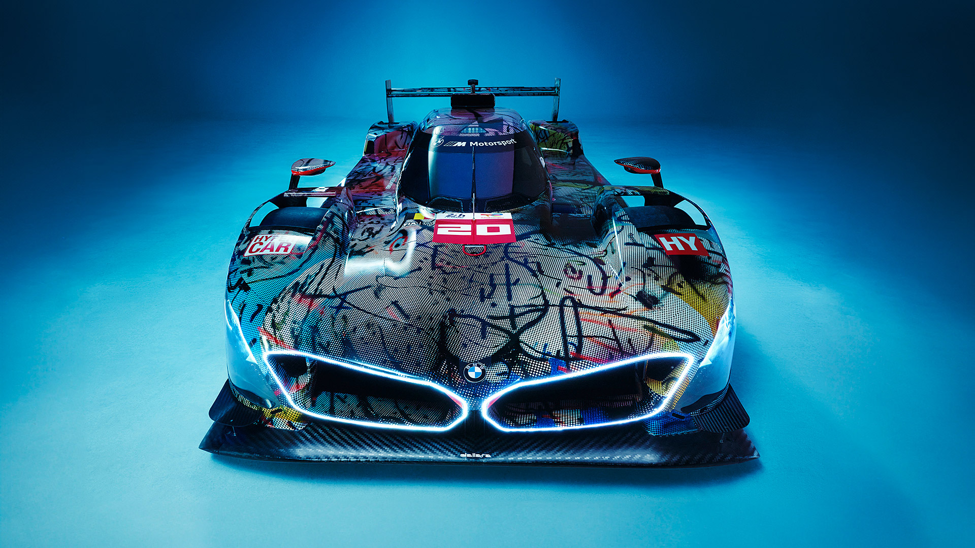  2024 BMW M Hybrid V8 Art Car Wallpaper.