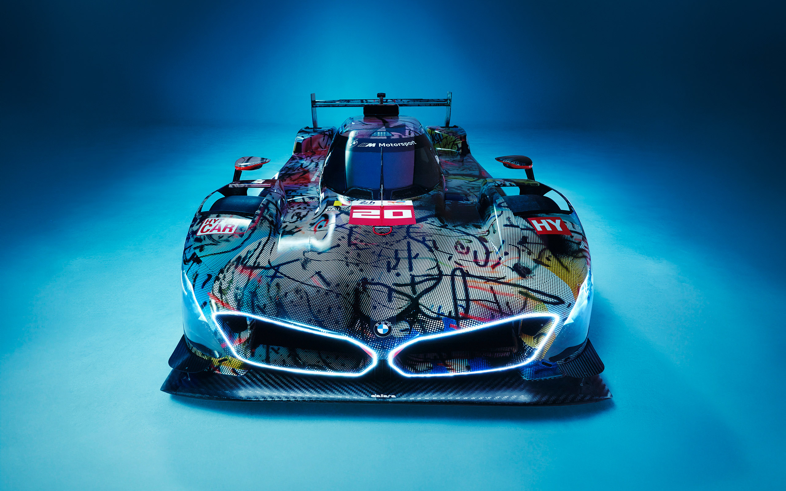  2024 BMW M Hybrid V8 Art Car Wallpaper.