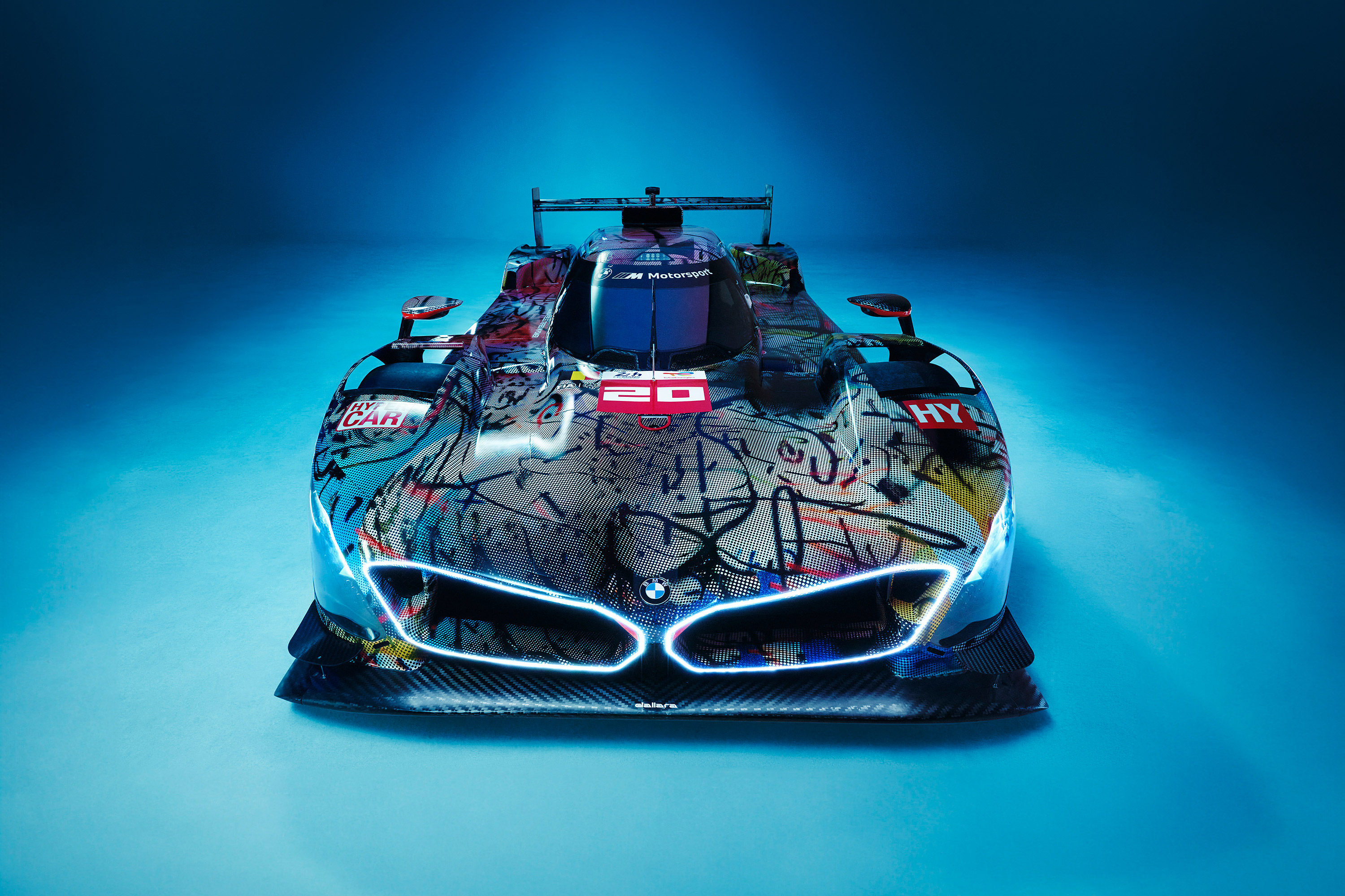  2024 BMW M Hybrid V8 Art Car Wallpaper.