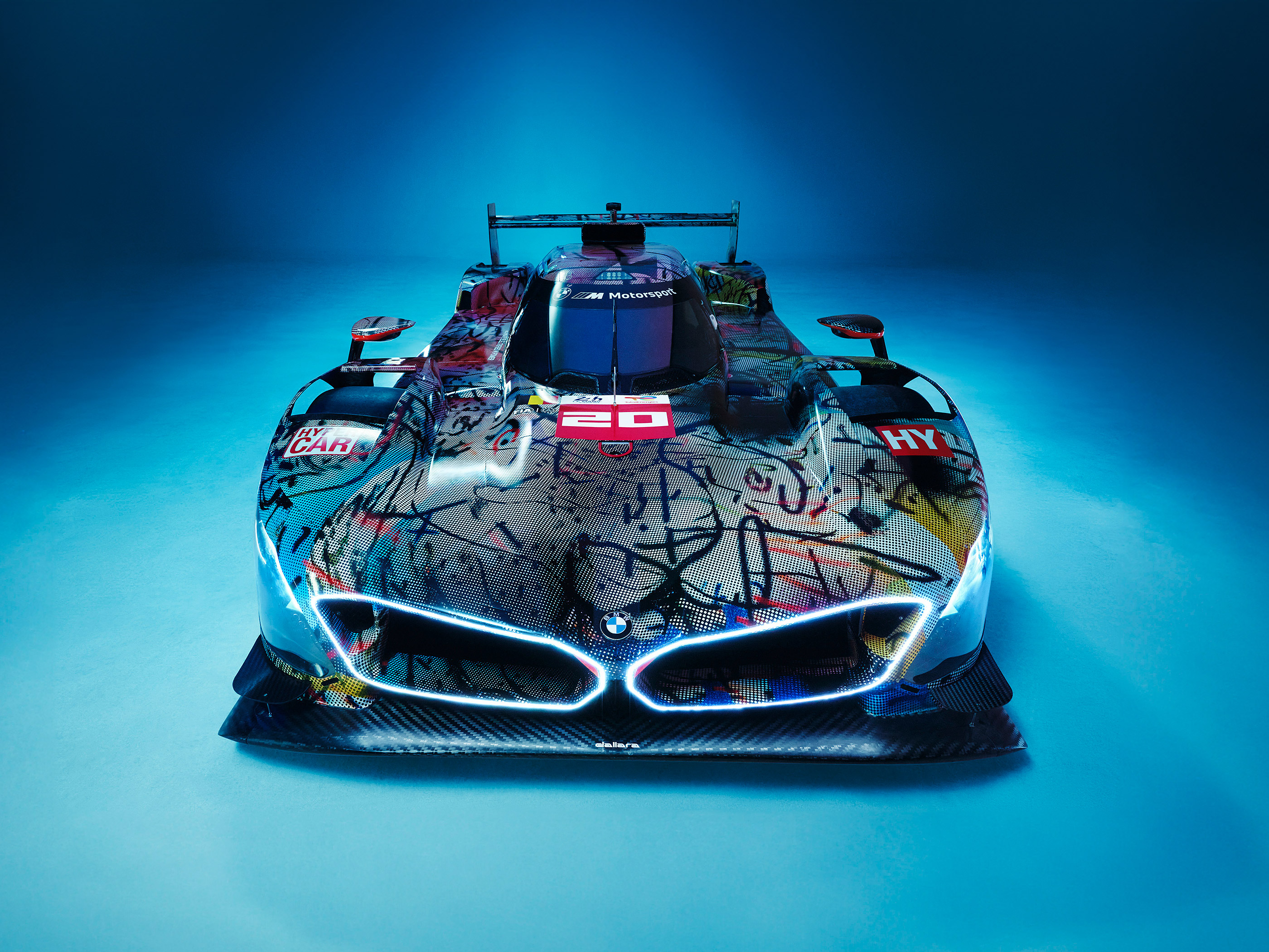  2024 BMW M Hybrid V8 Art Car Wallpaper.