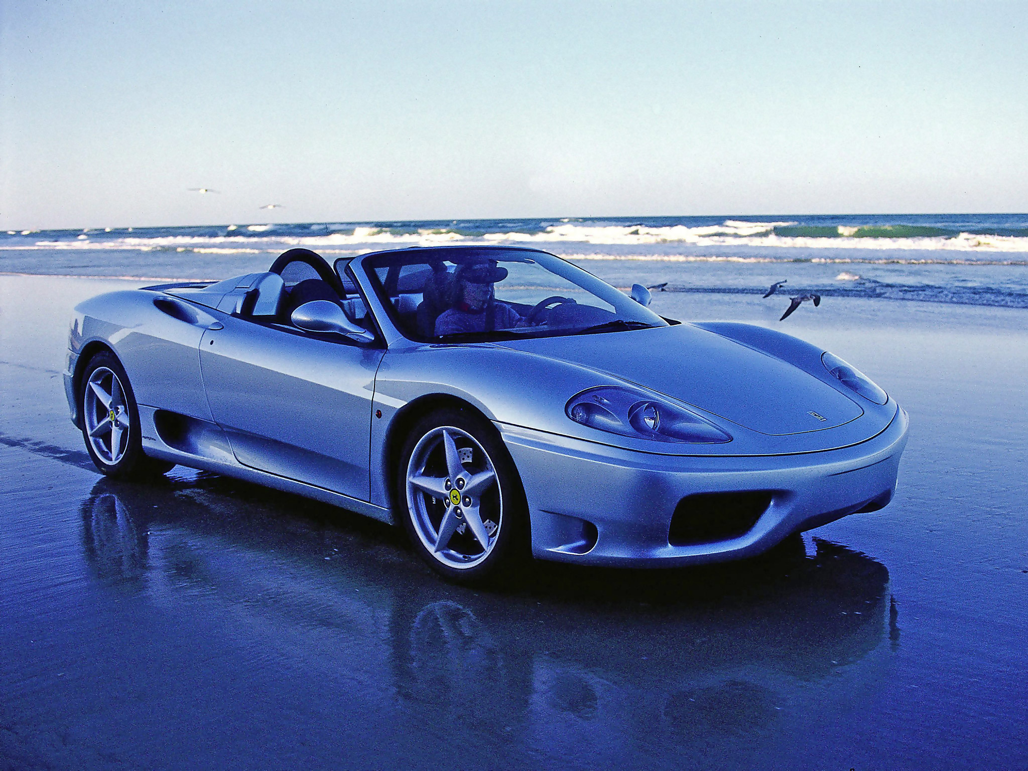  2001 Ferrari 360 Spider Wallpaper.