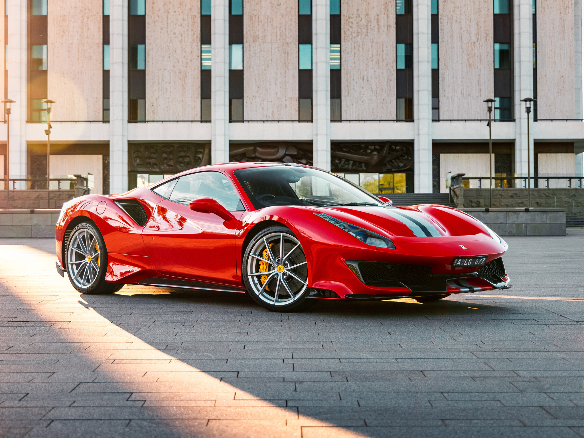  2019 Ferrari 488 Pista Wallpaper.