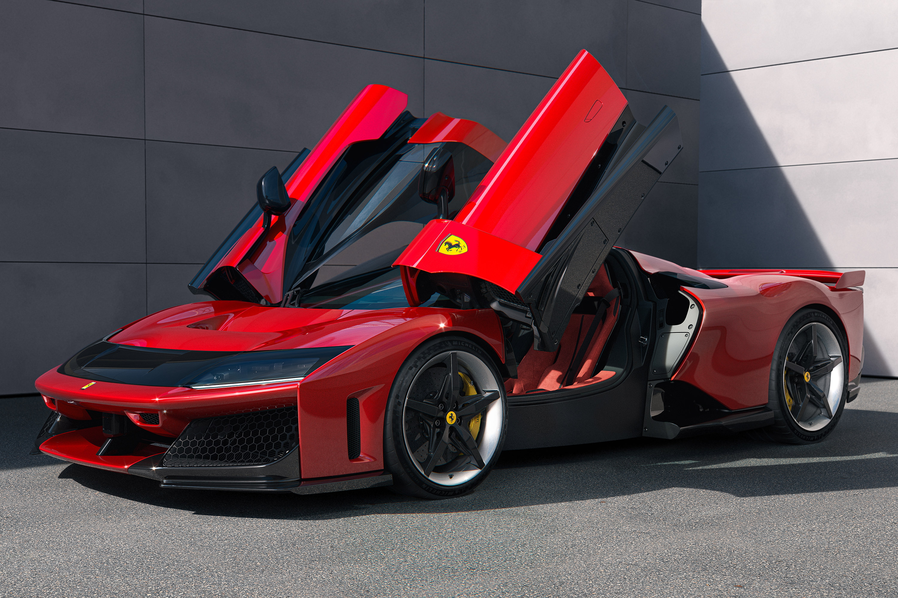  2025 Ferrari F80 Wallpaper.