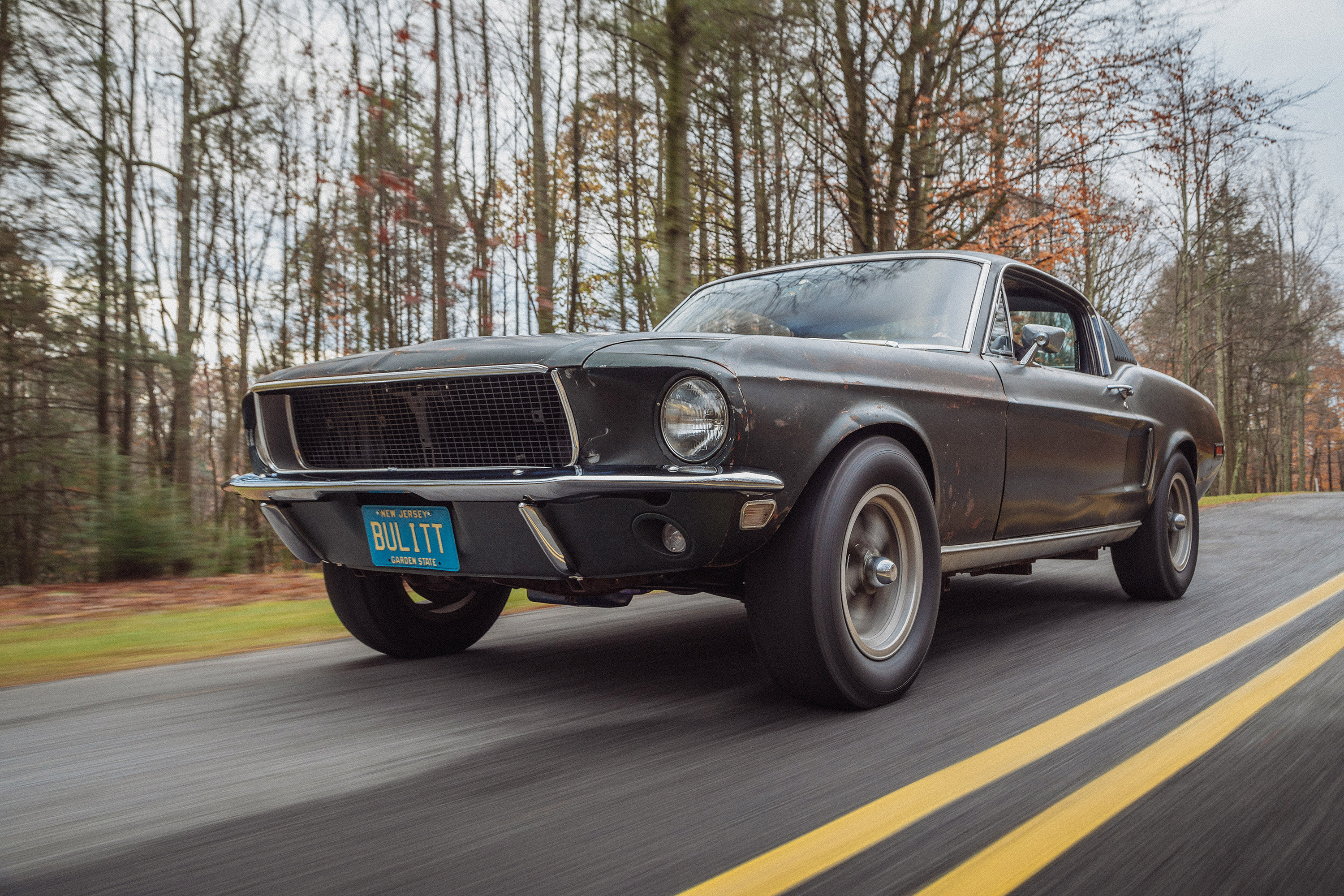  1968 Ford Mustang GT Bullitt Wallpaper.