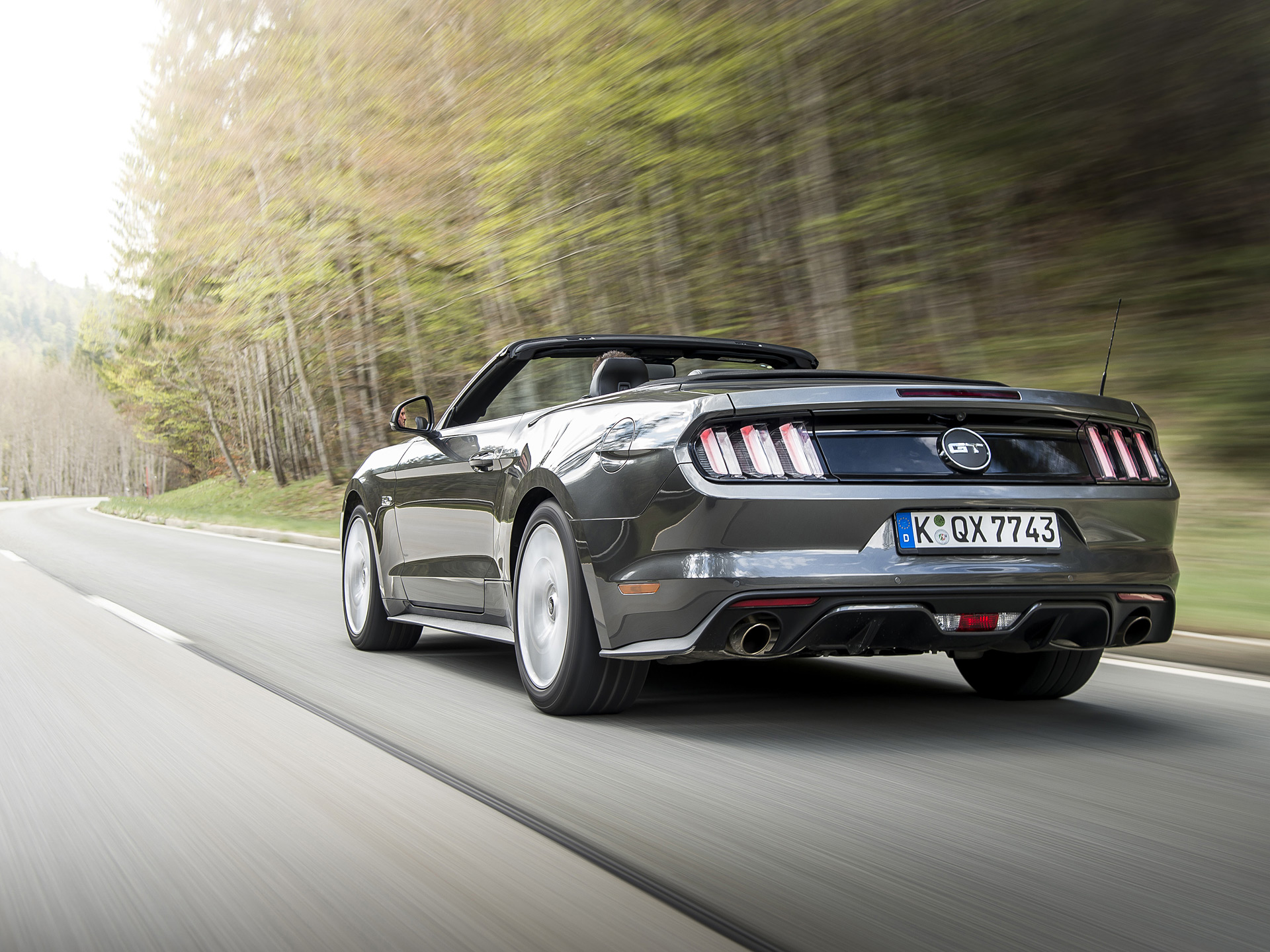  2015 Ford Mustang GT Convertible Wallpaper.