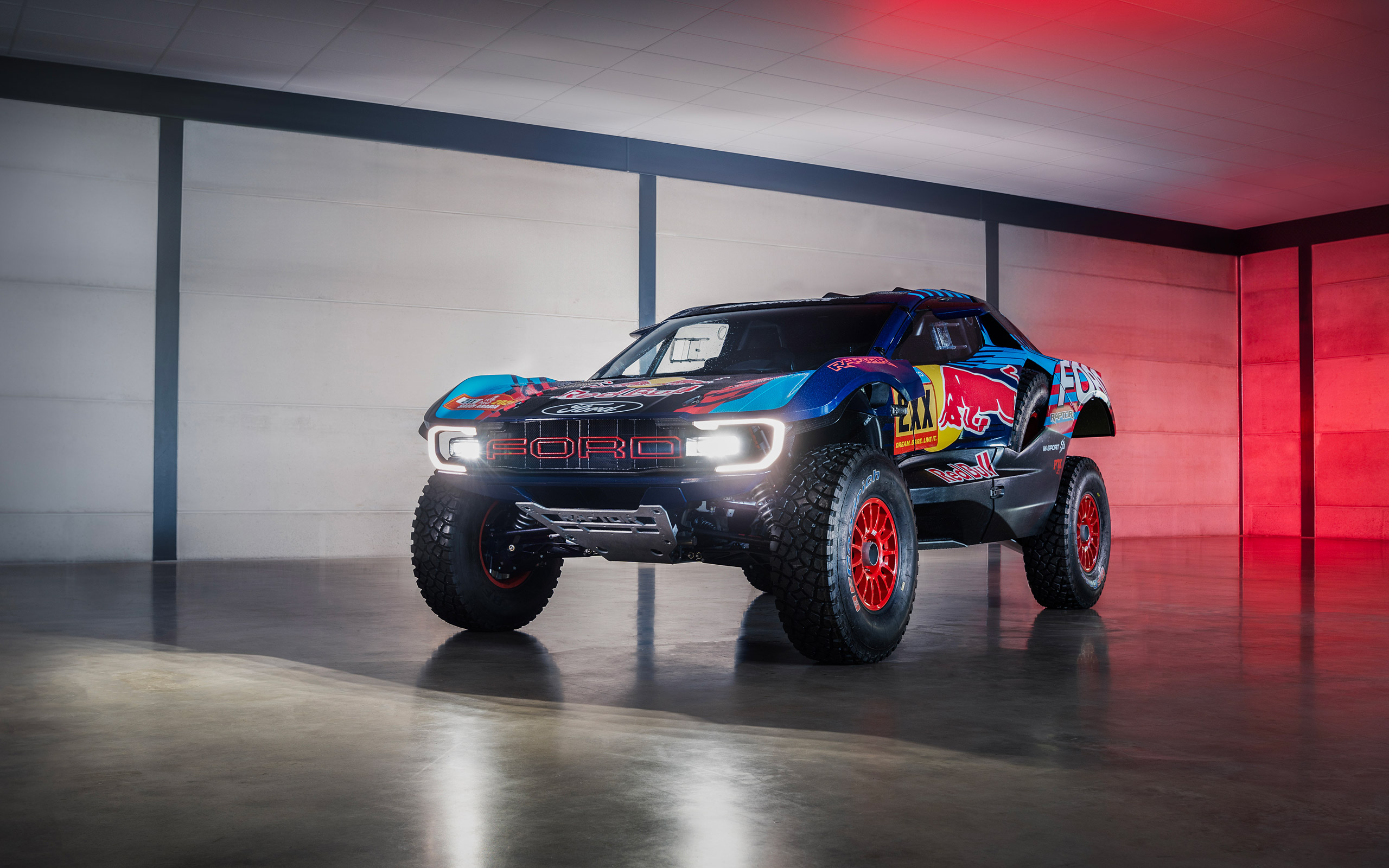  2025 Ford Raptor T1 Dakar Rally Wallpaper.