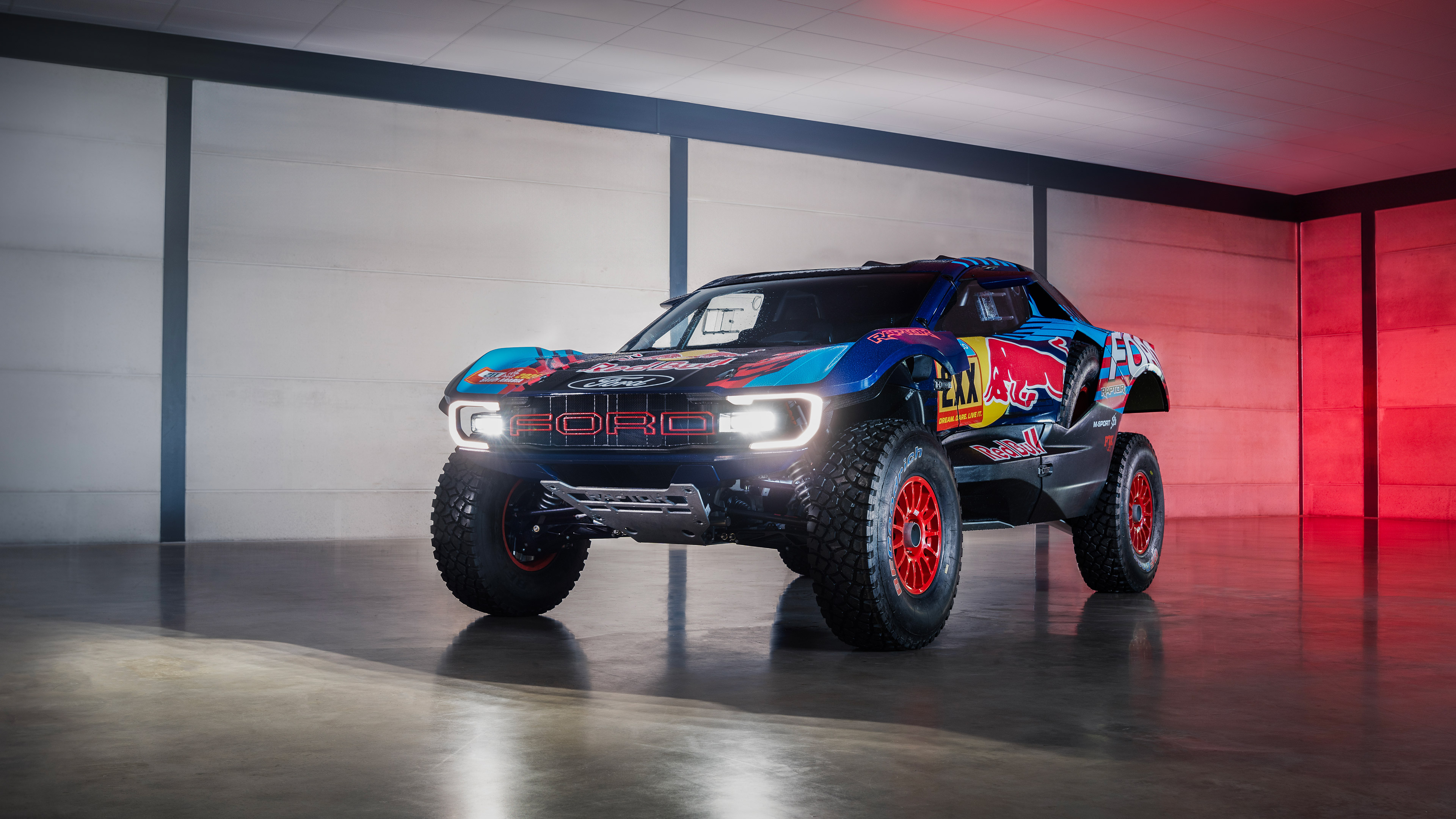  2025 Ford Raptor T1 Dakar Rally Wallpaper.