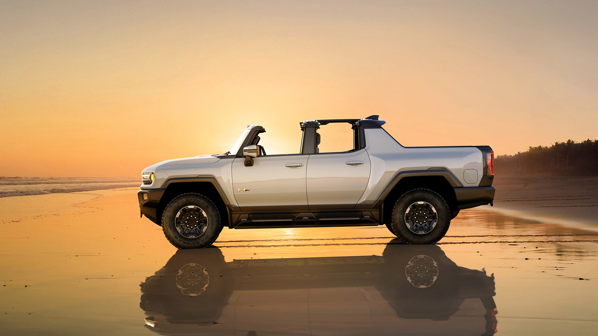  2022 GMC Hummer EV Wallpaper.