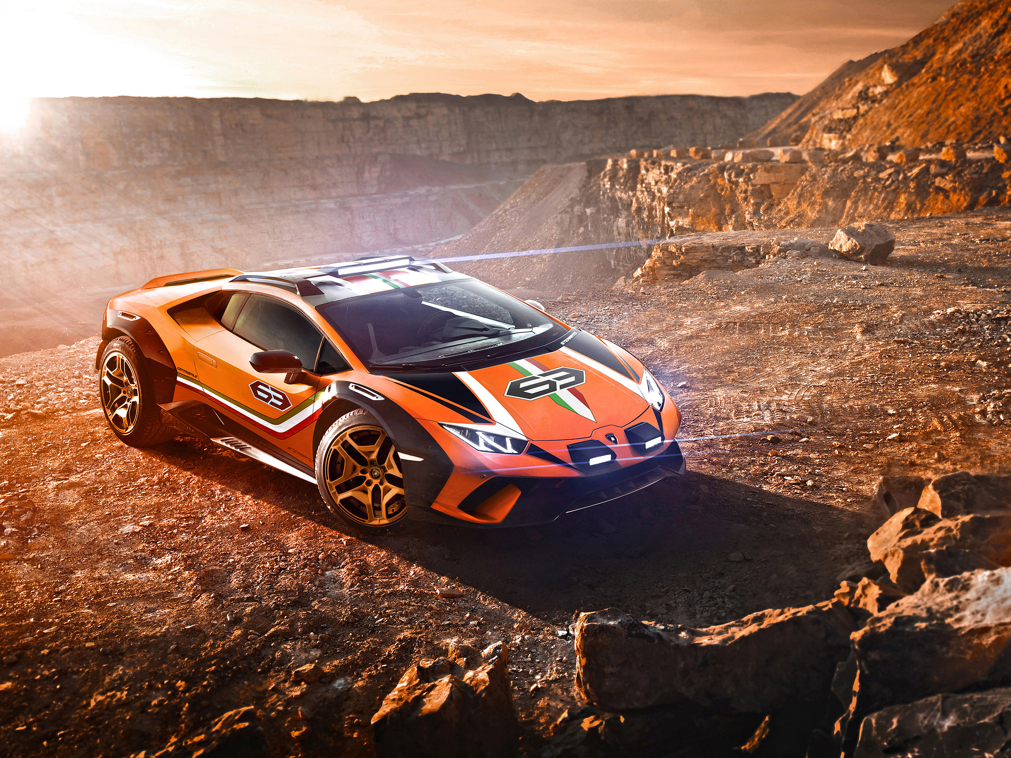  2019 Lamborghini Huracan Sterrato Concept Wallpaper.