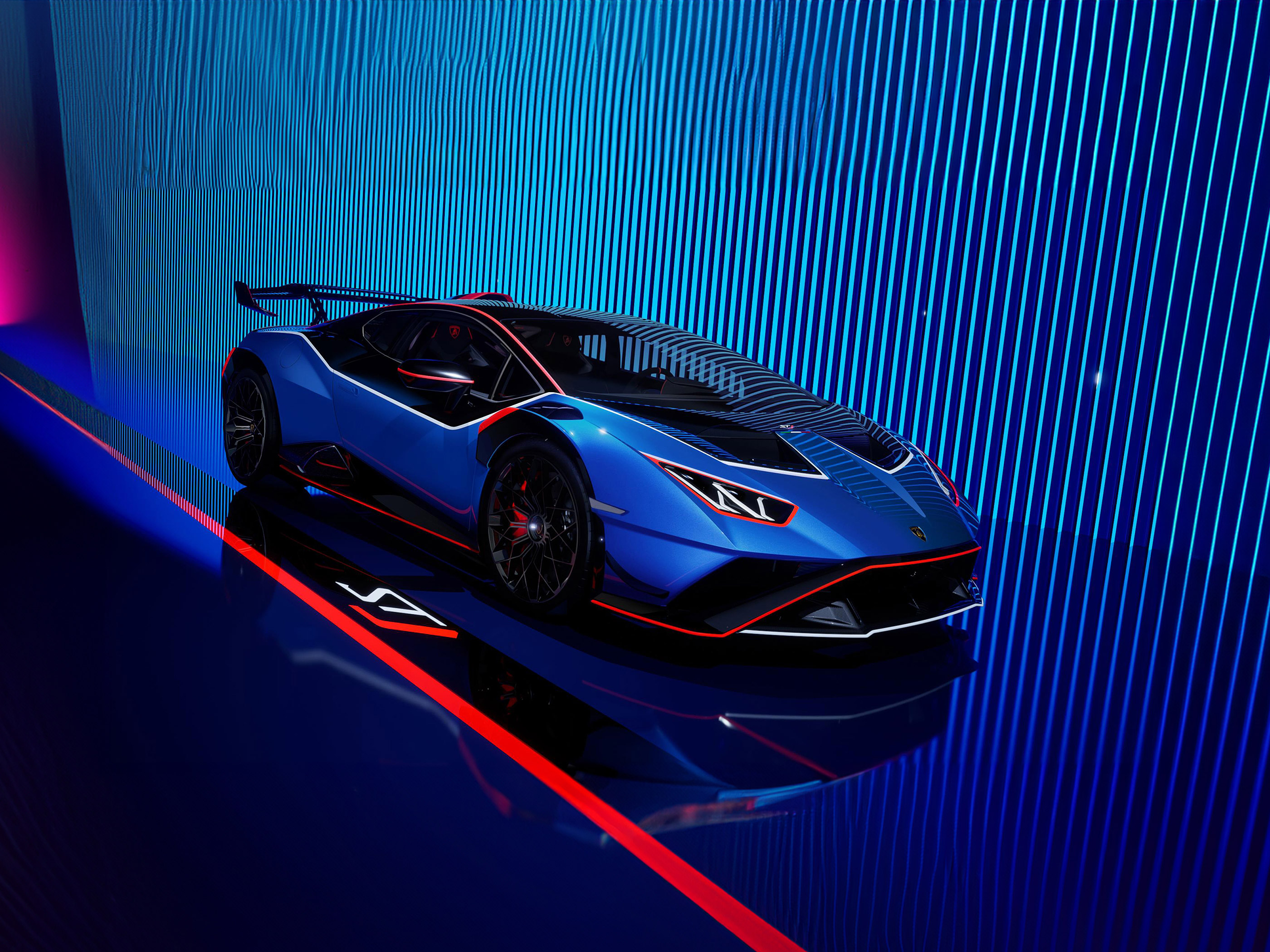  2024 Lamborghini Huracan STJ Wallpaper.