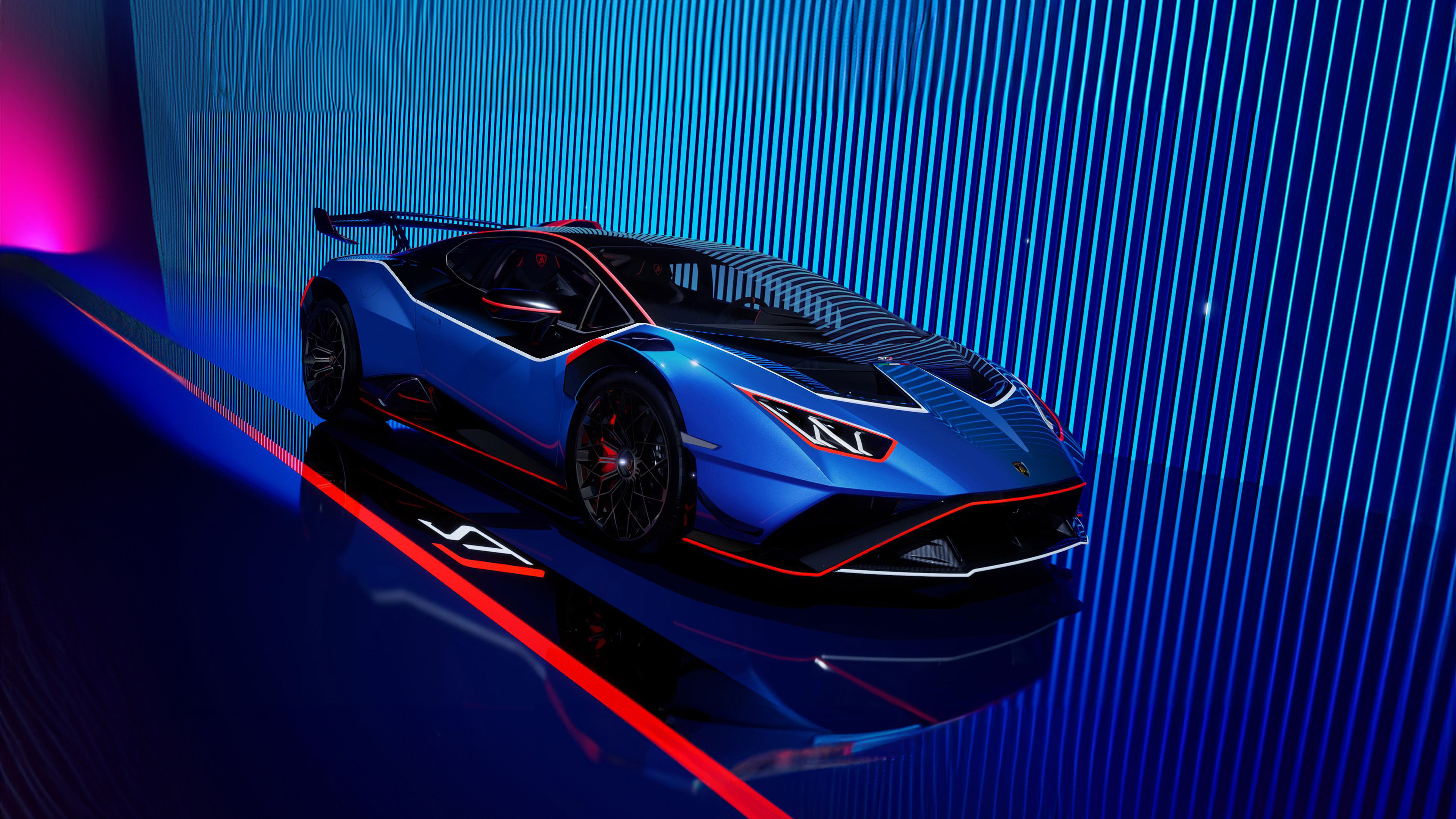  2024 Lamborghini Huracan STJ Wallpaper.