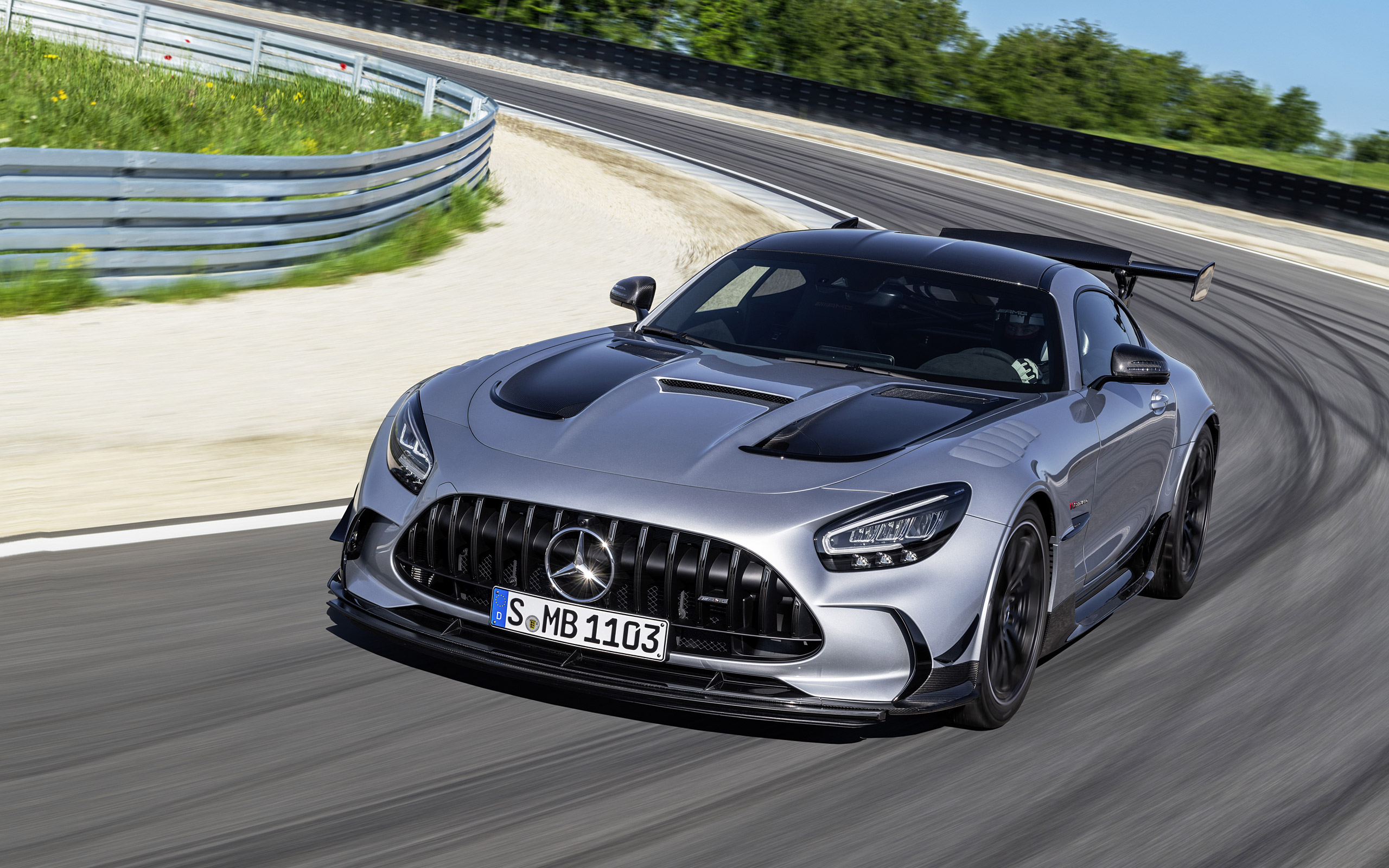  2021 Mercedes-AMG GT Black Series Wallpaper.