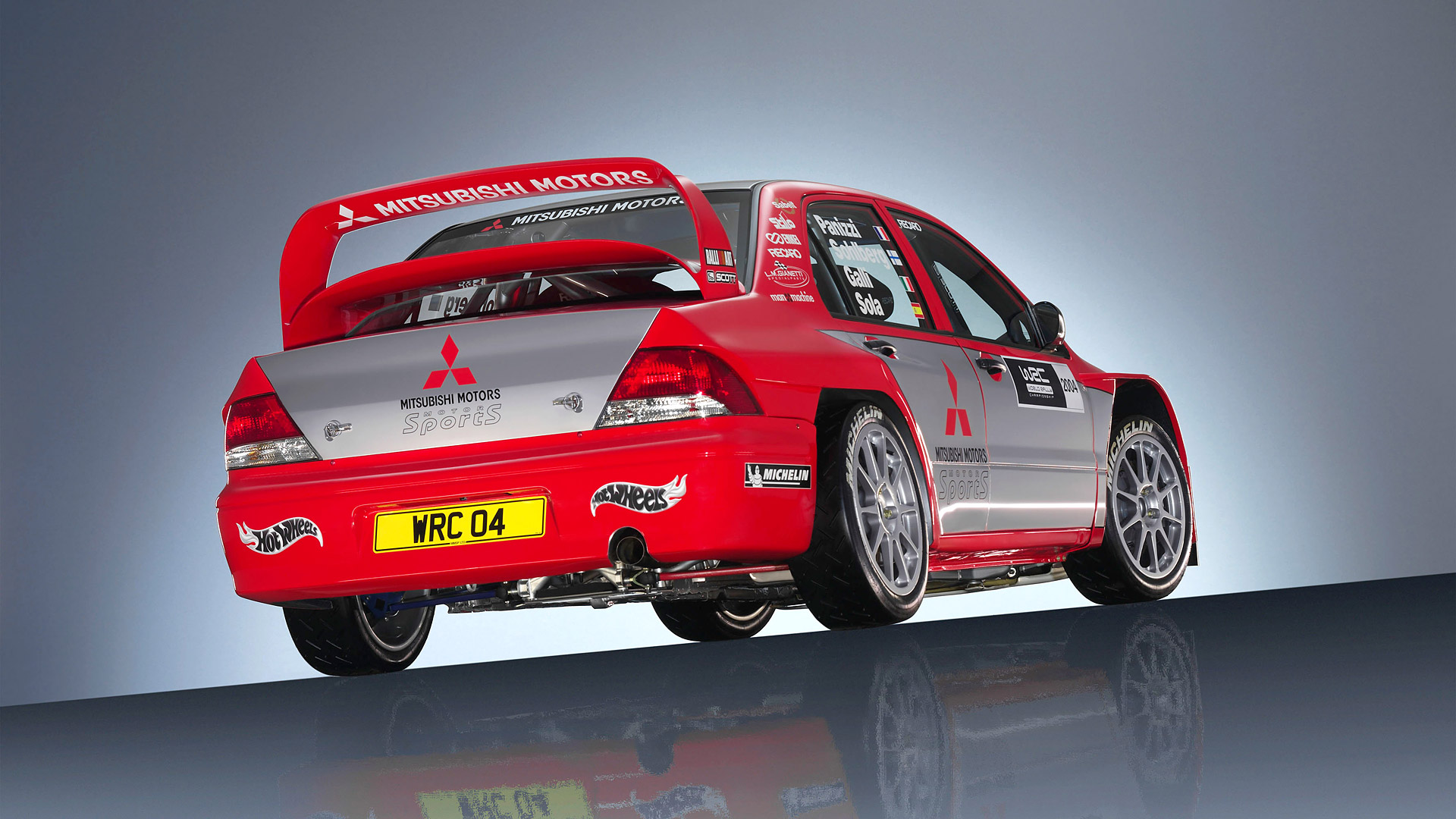  2004 Mitsubishi Lancer WRC04 Wallpaper.