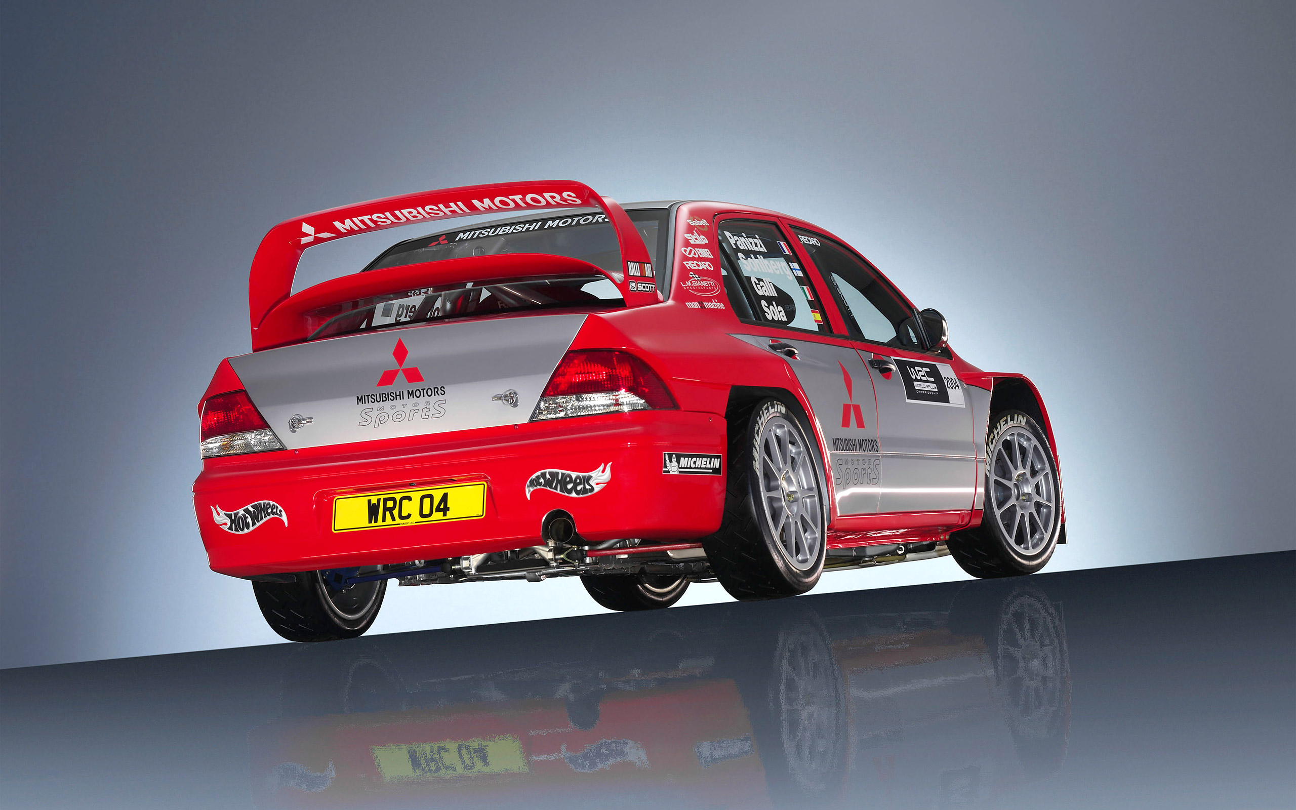  2004 Mitsubishi Lancer WRC04 Wallpaper.