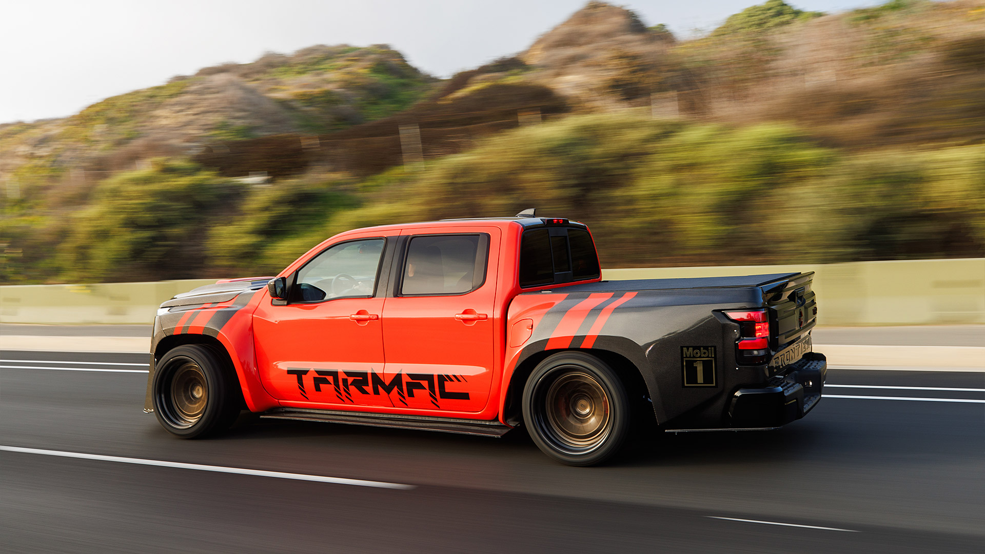  2024 Nissan Frontier Tarmac Wallpaper.