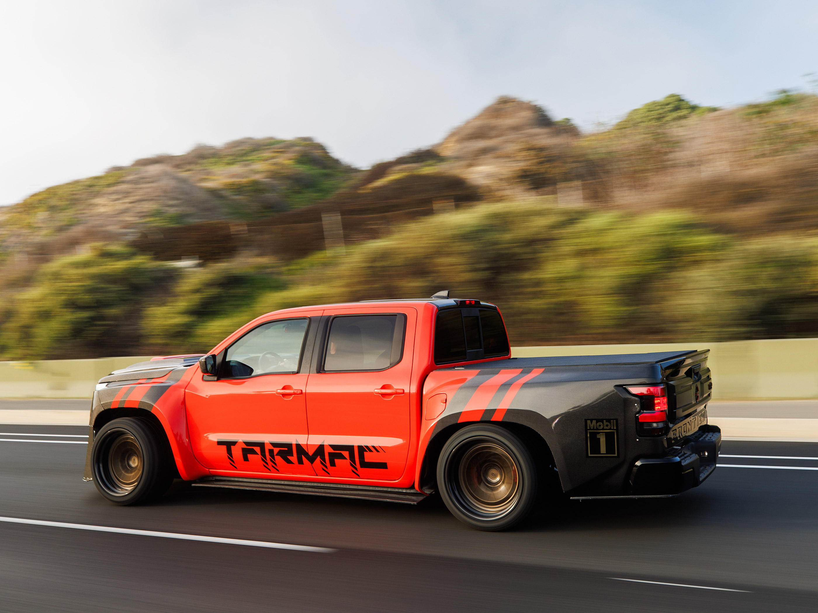  2024 Nissan Frontier Tarmac Wallpaper.