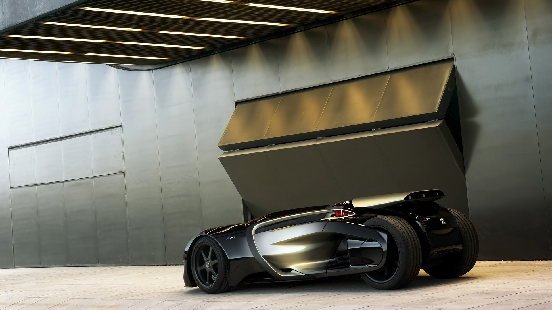  2010 Peugeot EX1 Concept Wallpaper.