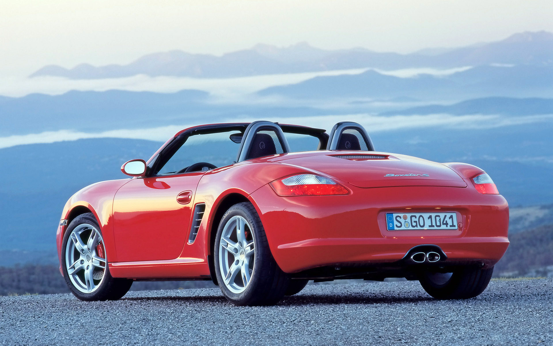  2005 Porsche Boxster S Wallpaper.