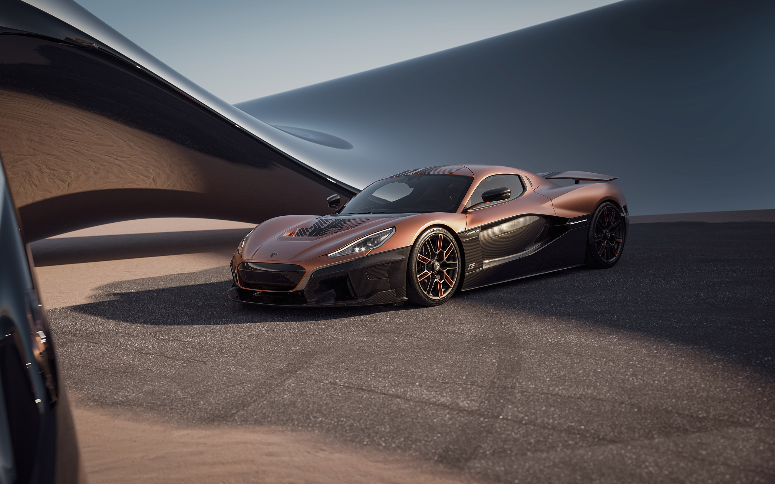  2024 Rimac Nevera 15th Anniversary Wallpaper.